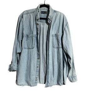 American Threads Light Blue Denim Shirt Jacket